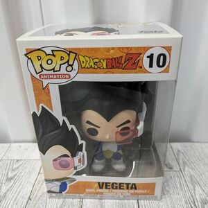 Funko Pop 10 Dragon Ball Z Vegeta with Black Hair and Blue Outfit